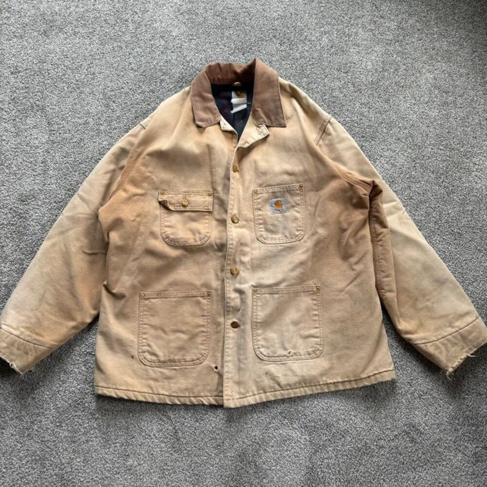Vintage Carhartt blanket chore jacket
